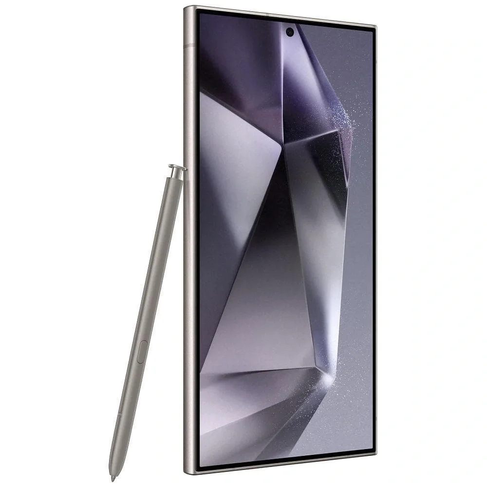 Samsung Smartphone in Phantom Violet with Matching S Pen